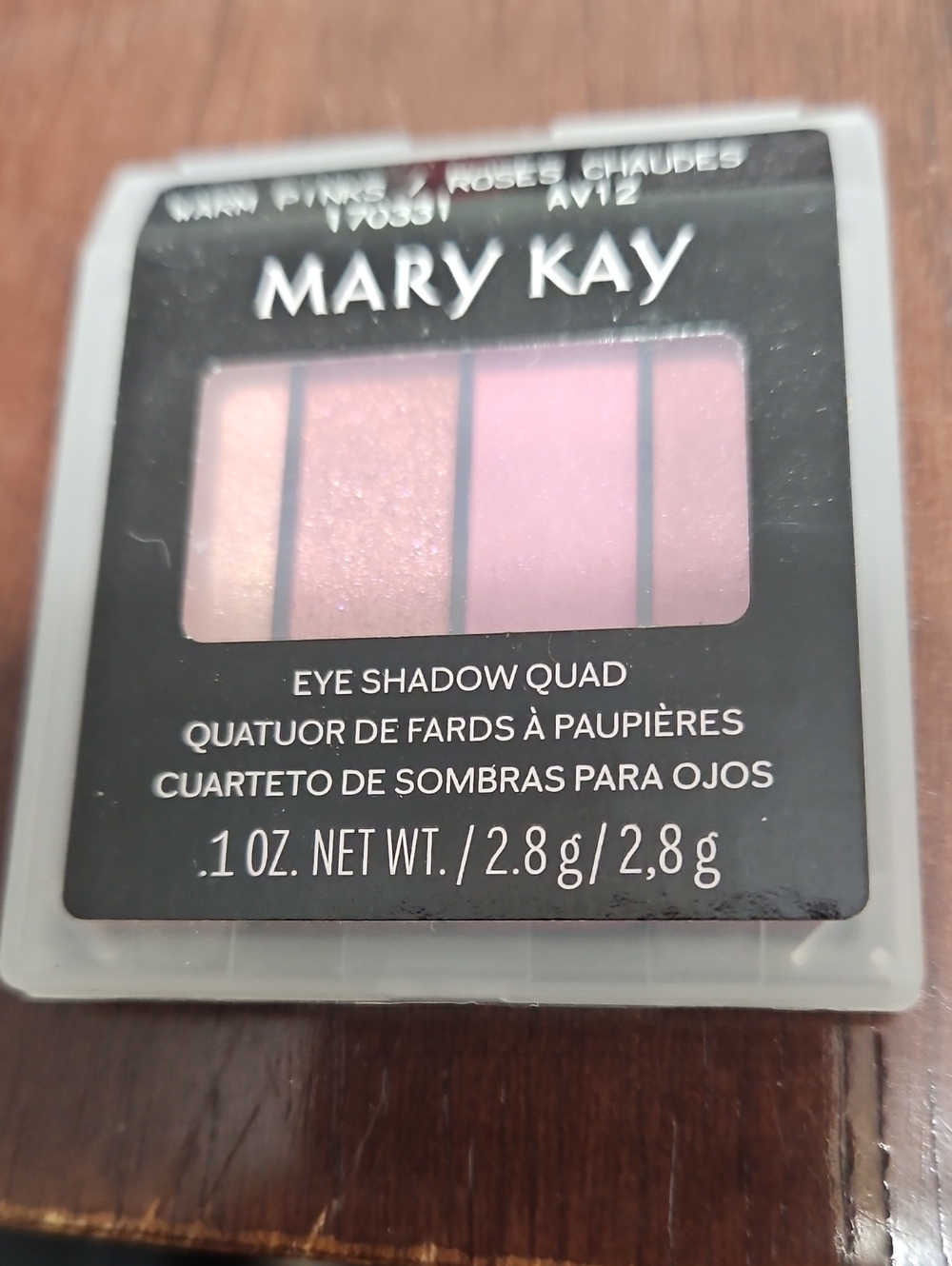 Mary Kay Eye Shadow Quad — Warm Pink Palette